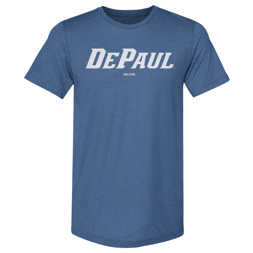 DePaul Blue Demons Wordmark White WHT