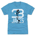 Derwin James Los Angeles C Bold Number WHT
