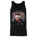 Connor Bedard Chicago Cartoon Santa Hat WHT