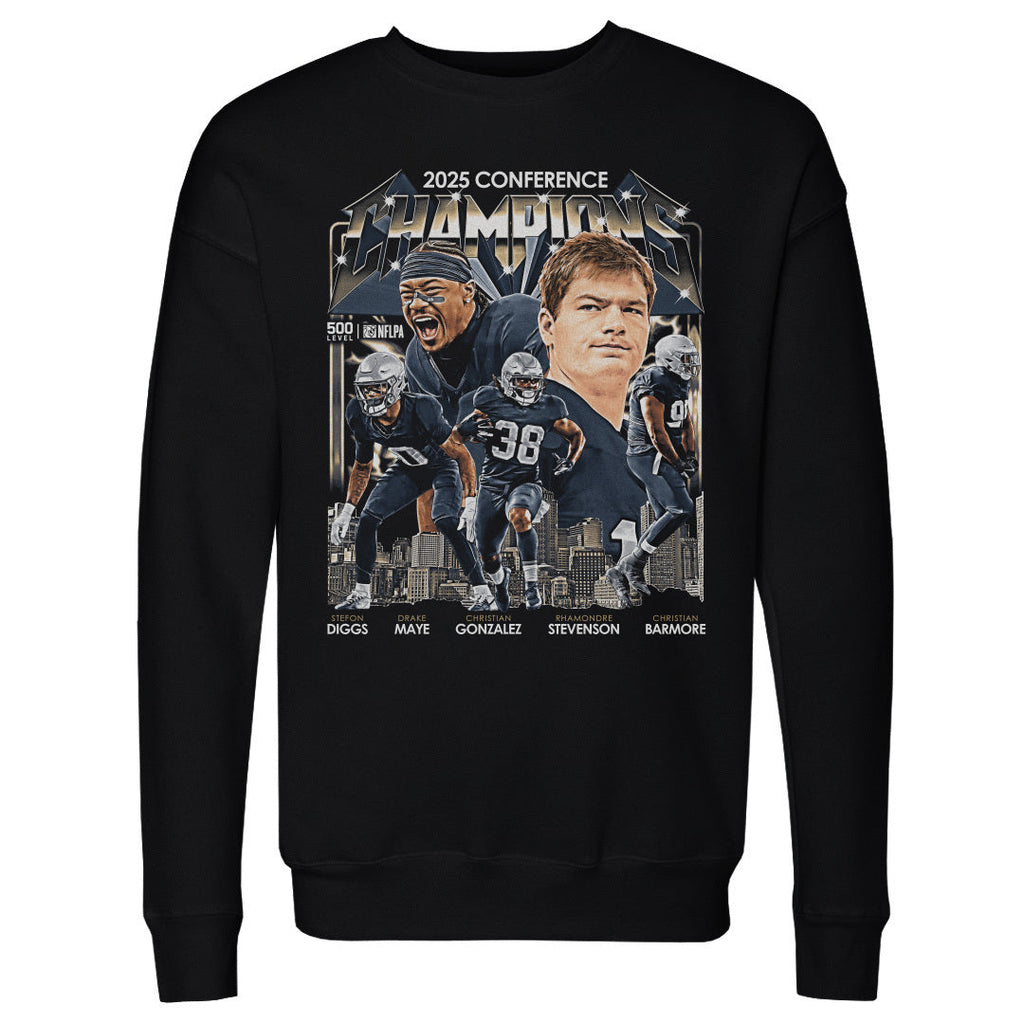 New England Football 2025 Conference Champions Vintage WHT