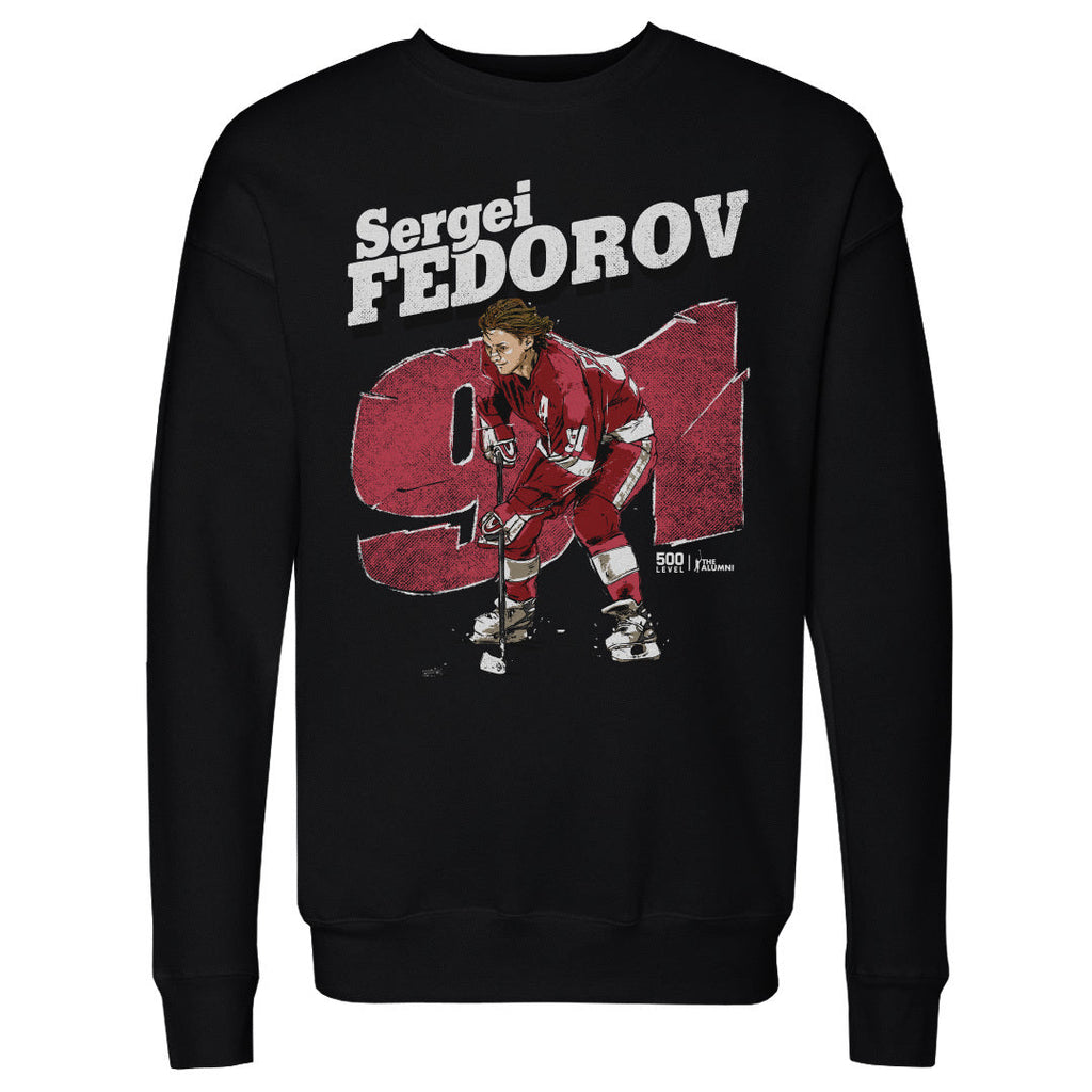 Sergei Fedorov Detroit Retro WHT