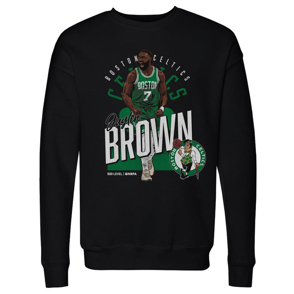 Jaylen Brown Boston Celtics Shield WHT