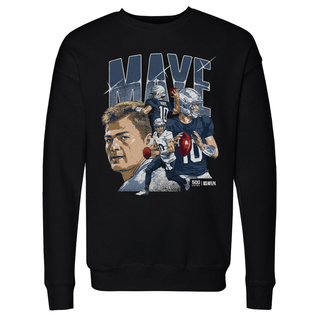 Drake Maye New England Collage WHT