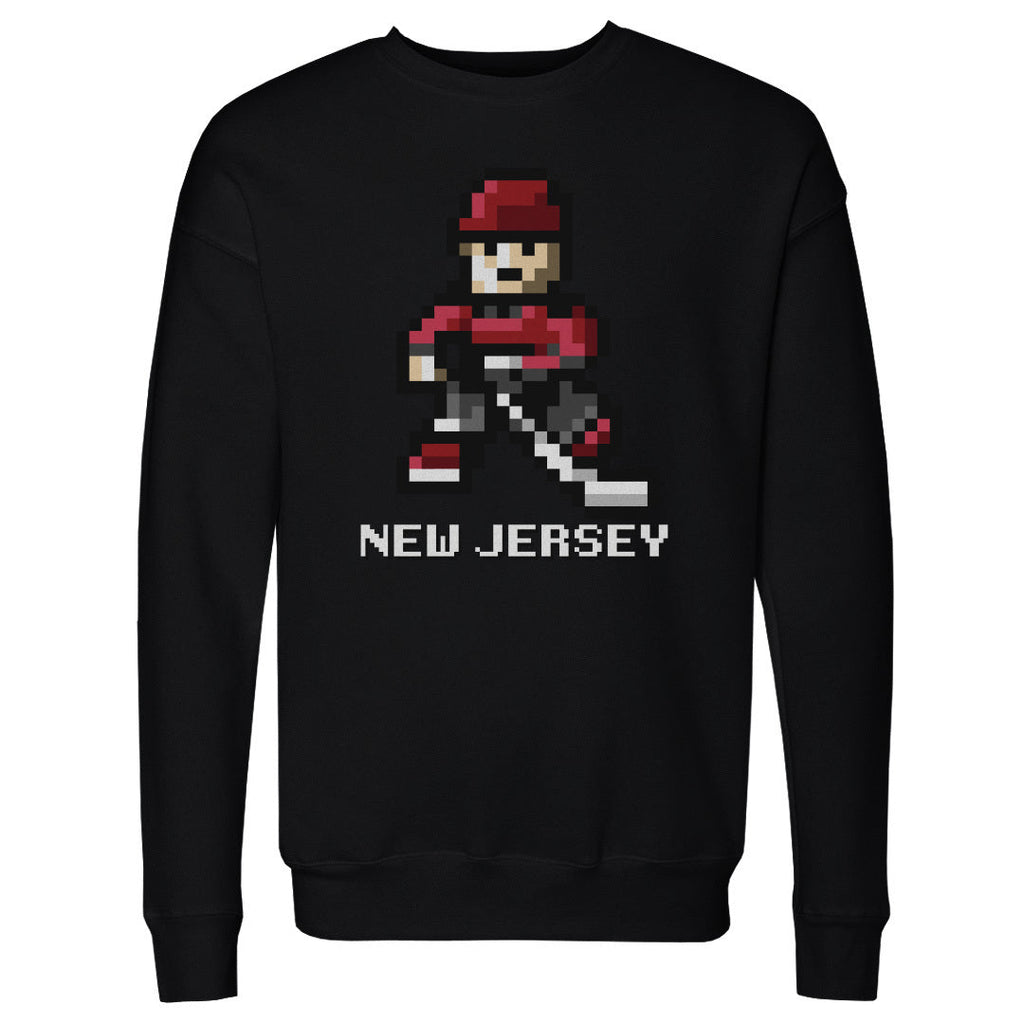 New Jersey Hockey 8-bit WHT