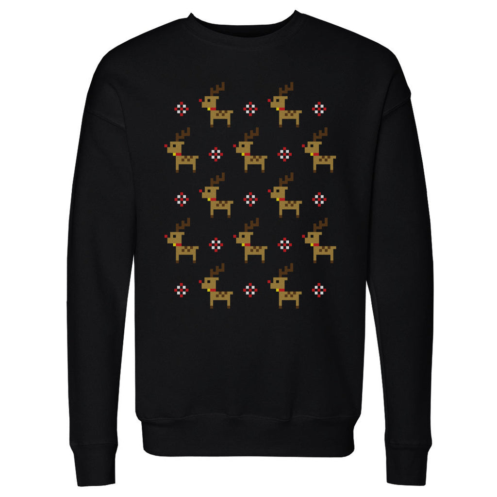 Christmas 8-bit Reindeer WHT