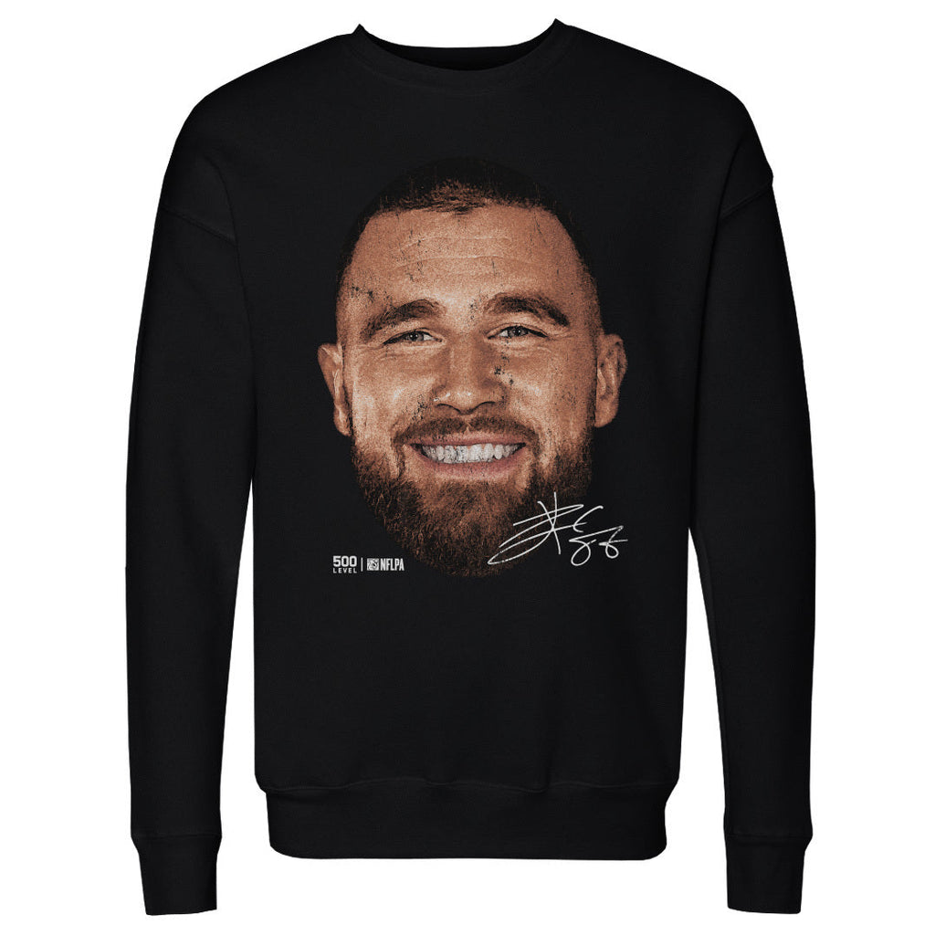Travis Kelce Kansas City Vintage Head WHT