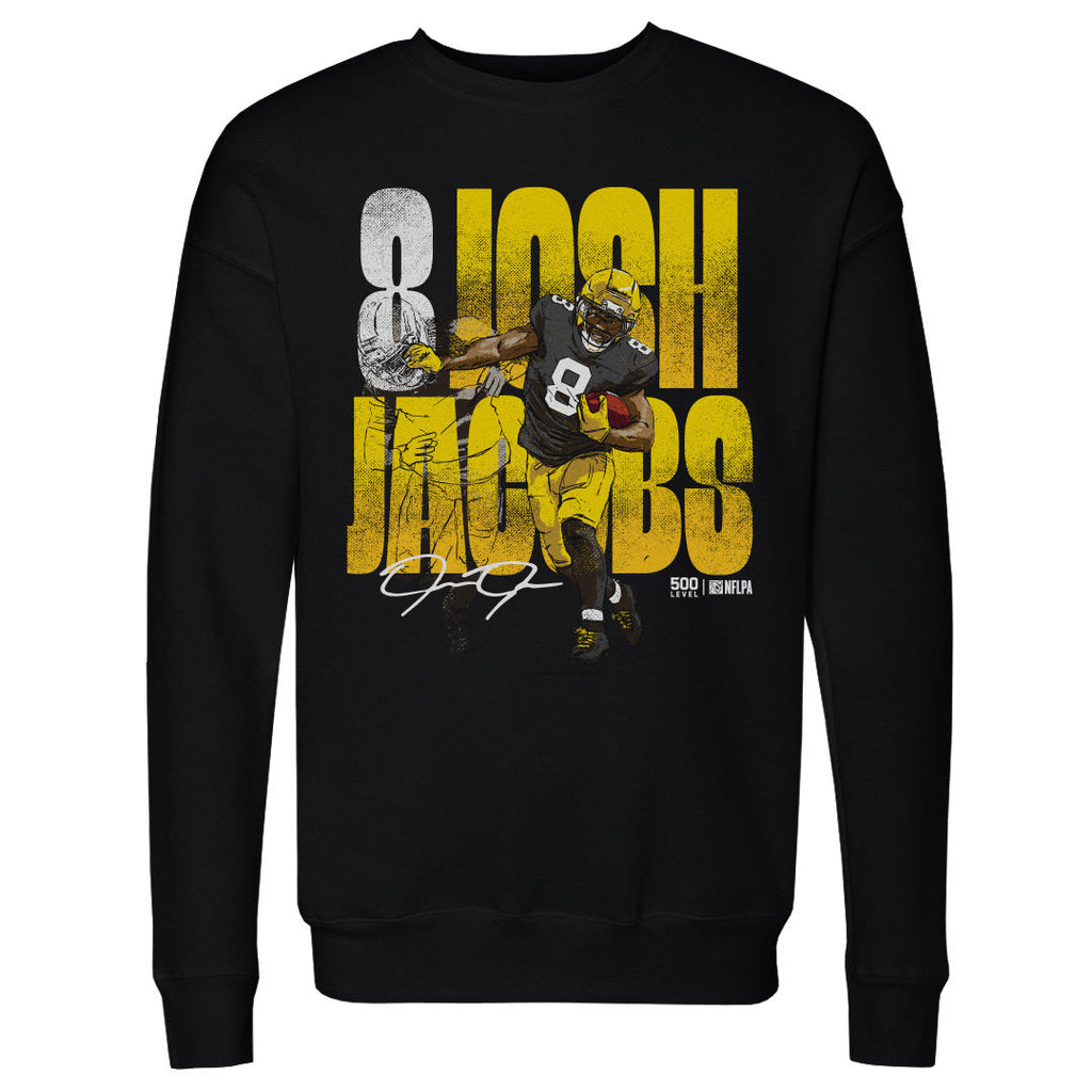 Josh Jacobs Green Bay Stiff Arm WHT
