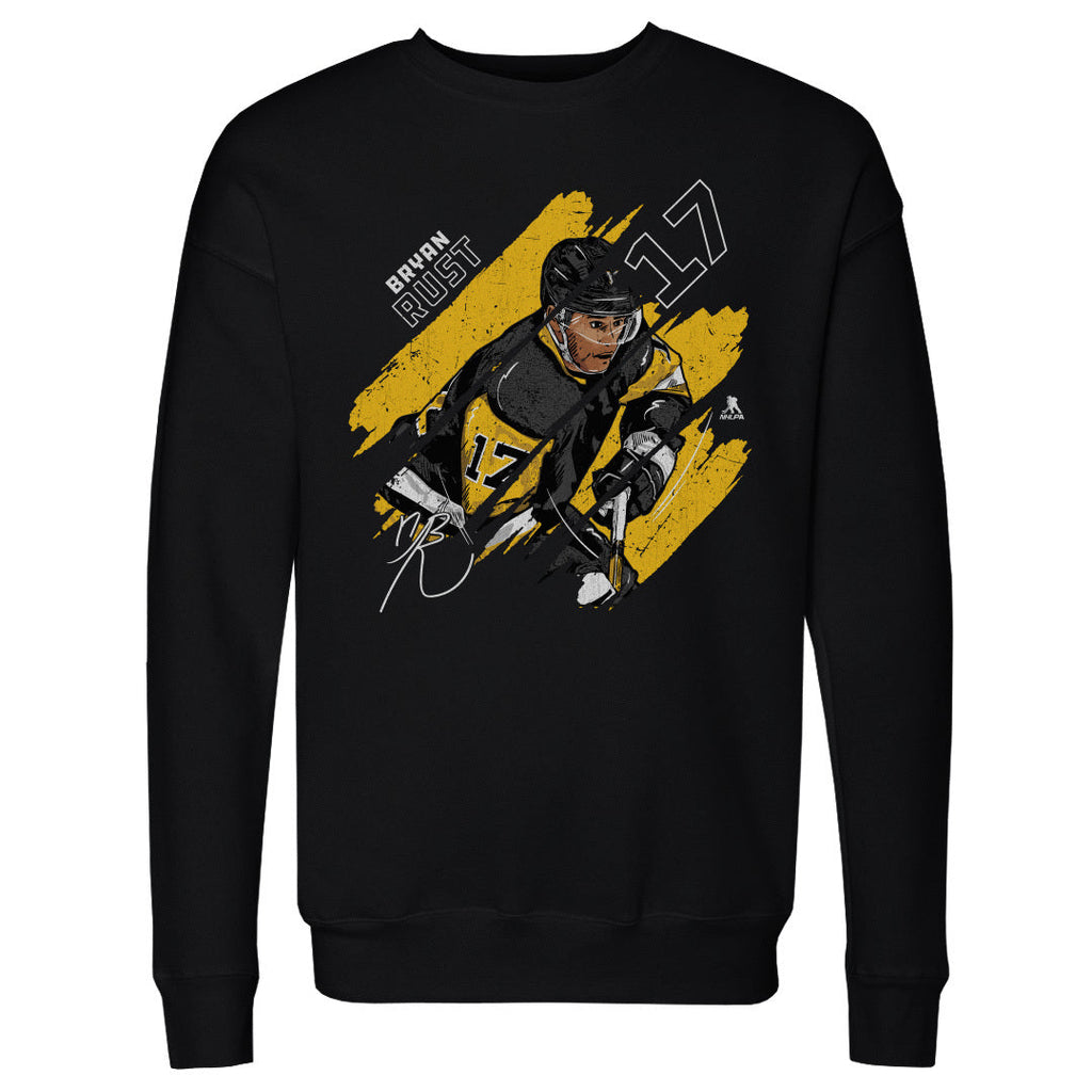 Bryan Rust Pittsburgh Stripes WHT