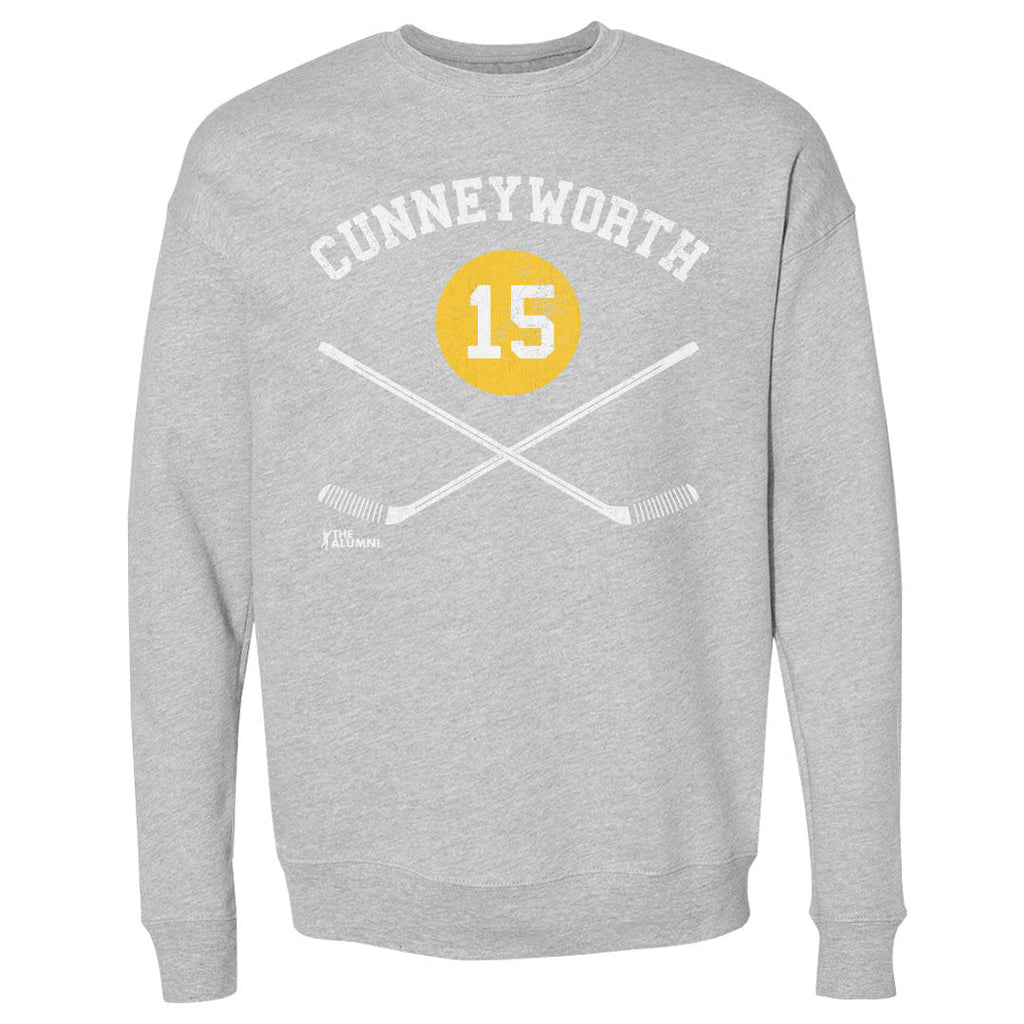 Randy Cunneyworth Pittsburgh 15 Sticks WHT