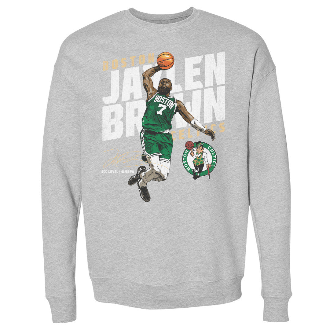 Jaylen Brown Boston Celtics Slant WHT