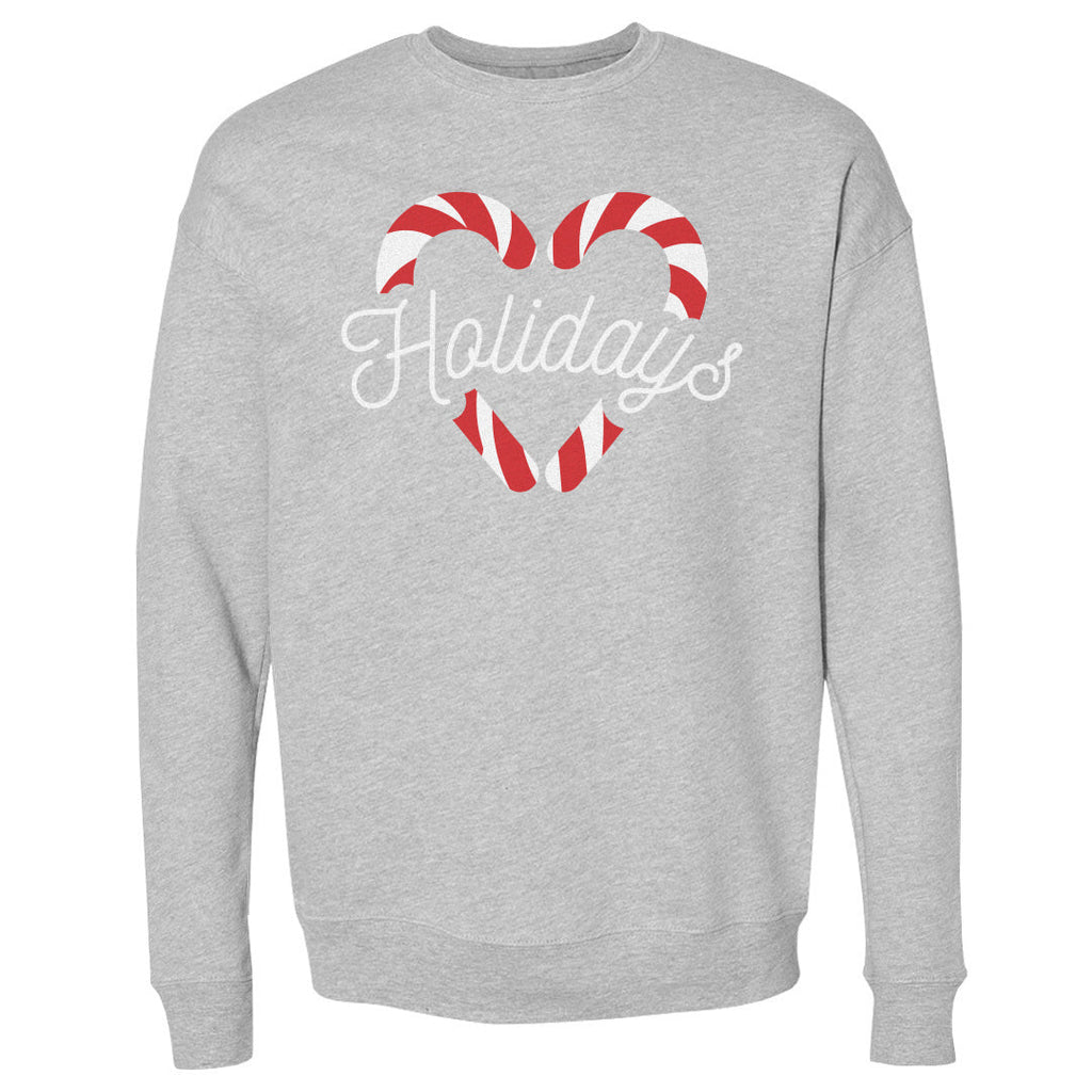 Christmas Candy Cane Heart WHT