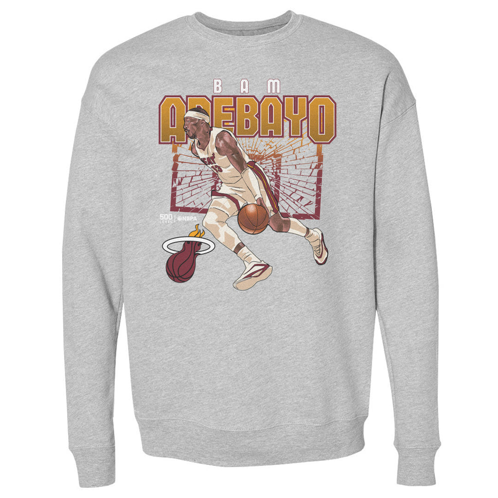 Bam Adebayo Miami Heat Shattered WHT