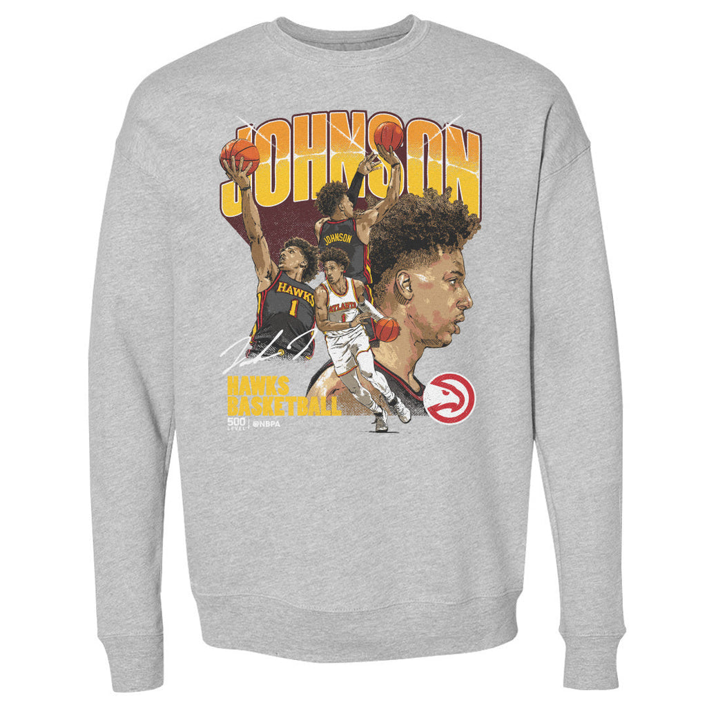 Jalen Johnson Atlanta Hawks Collage WHT