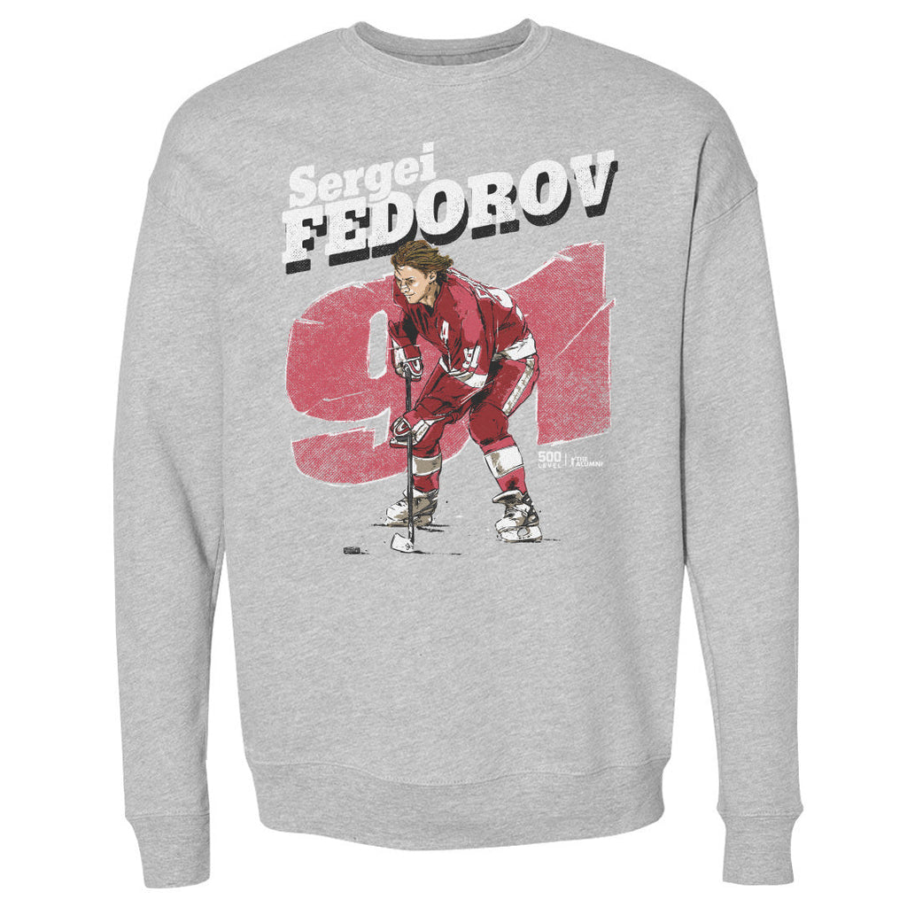 Sergei Fedorov Detroit Retro WHT