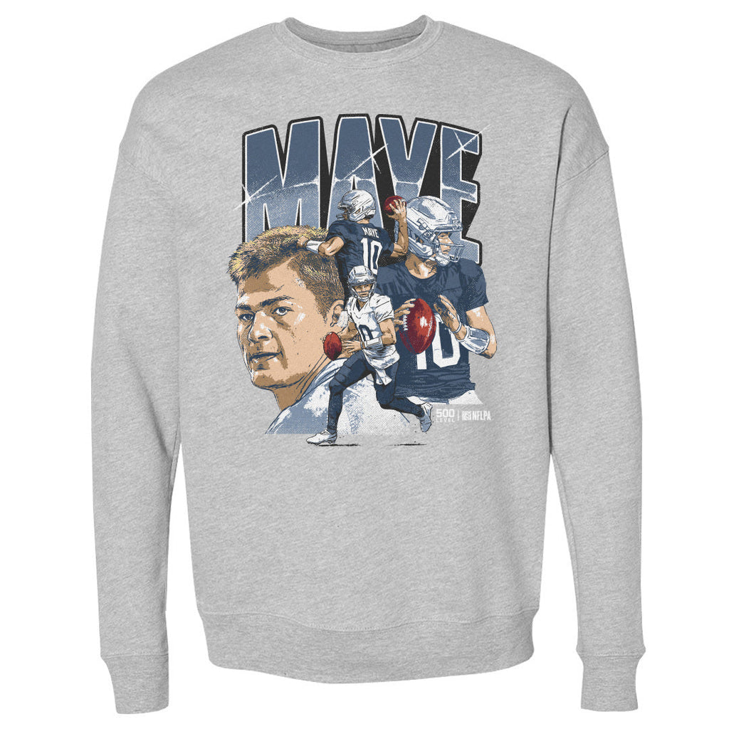 Drake Maye New England Collage WHT