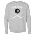 Ed Belfour Chicago 30 Goalie Sticks WHT