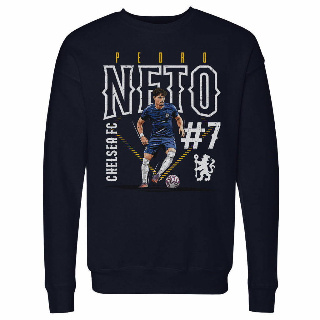 Pedro Neto Chelsea FC Outline Number WHT