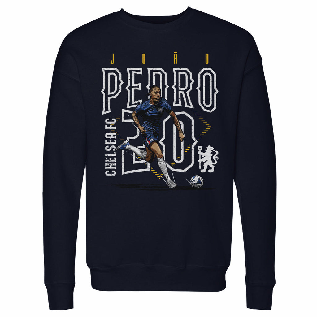 Joao Pedro Chelsea FC Outline Number WHT