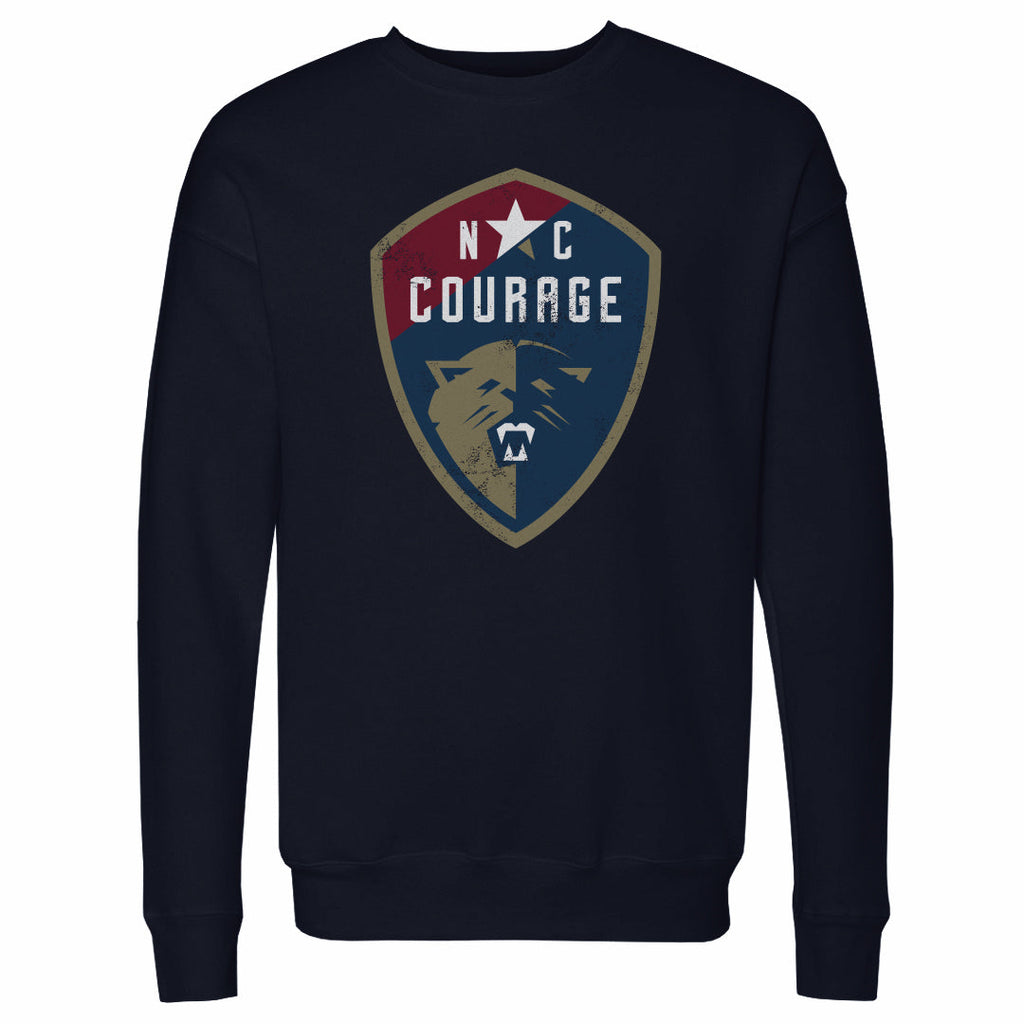 North Carolina Courage Vintage Primary Logo WHT