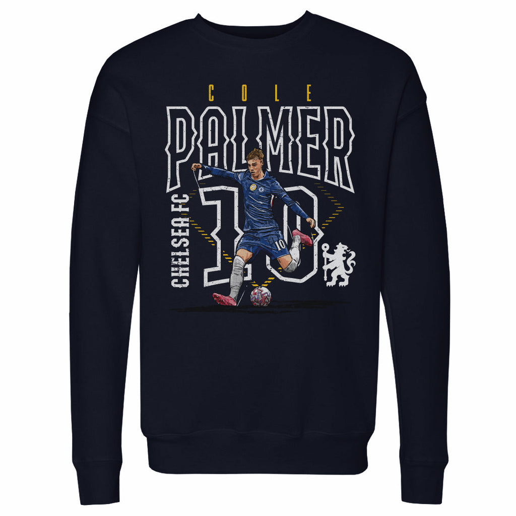 Cole Palmer Chelsea FC Outline Number WHT