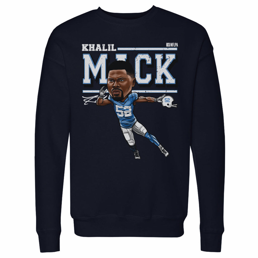 Khalil Mack Los Angeles C Cartoon WHT