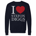 Stefon Diggs New England I Love WHT