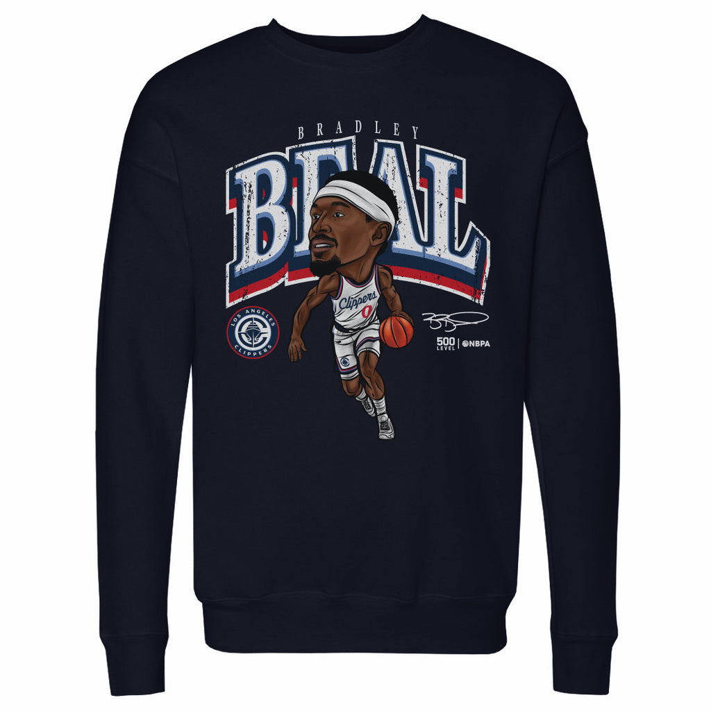 Bradley Beal Los Angeles Clippers Cartoon WHT