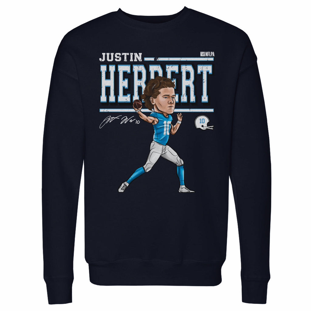 Justin Herbert Cartoon WHT