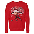 Connor Bedard Chicago Cartoon Santa Hat WHT
