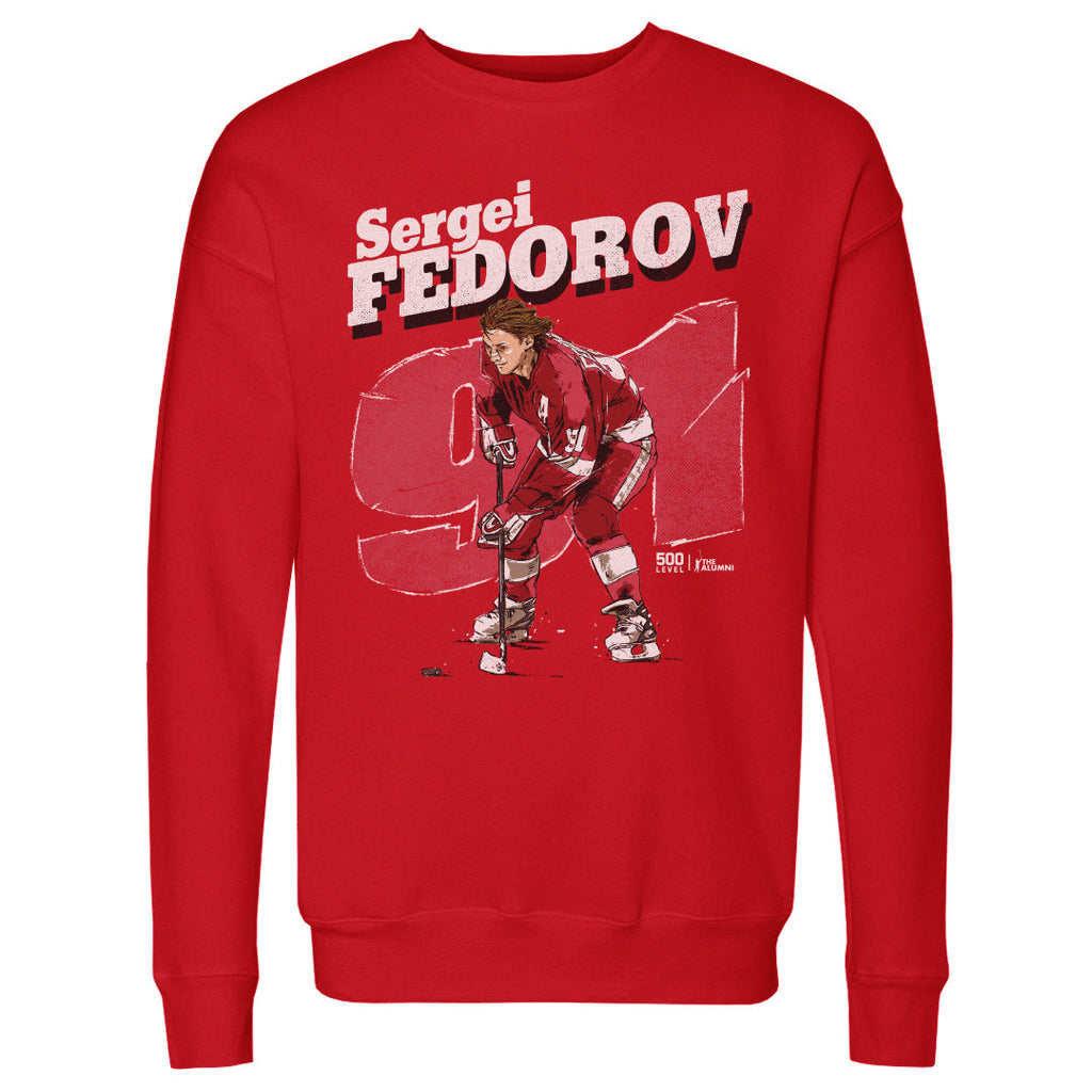 Sergei Fedorov Detroit Retro WHT