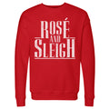 Christmas Rose And Sleigh WHT