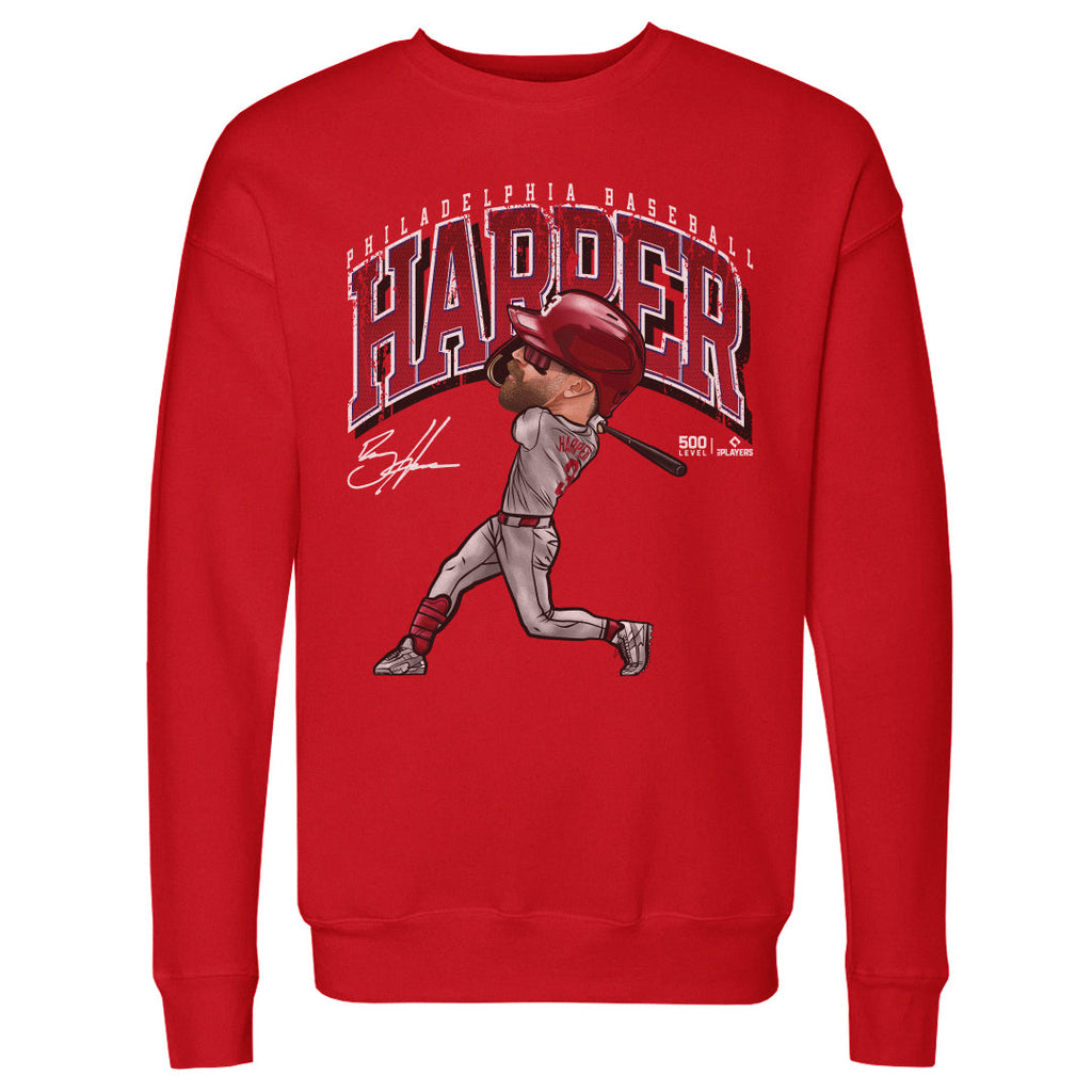 Bryce Harper Philadelphia Cartoon WHT