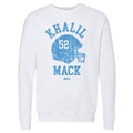 Khalil Mack Los Angeles C Helmet Font