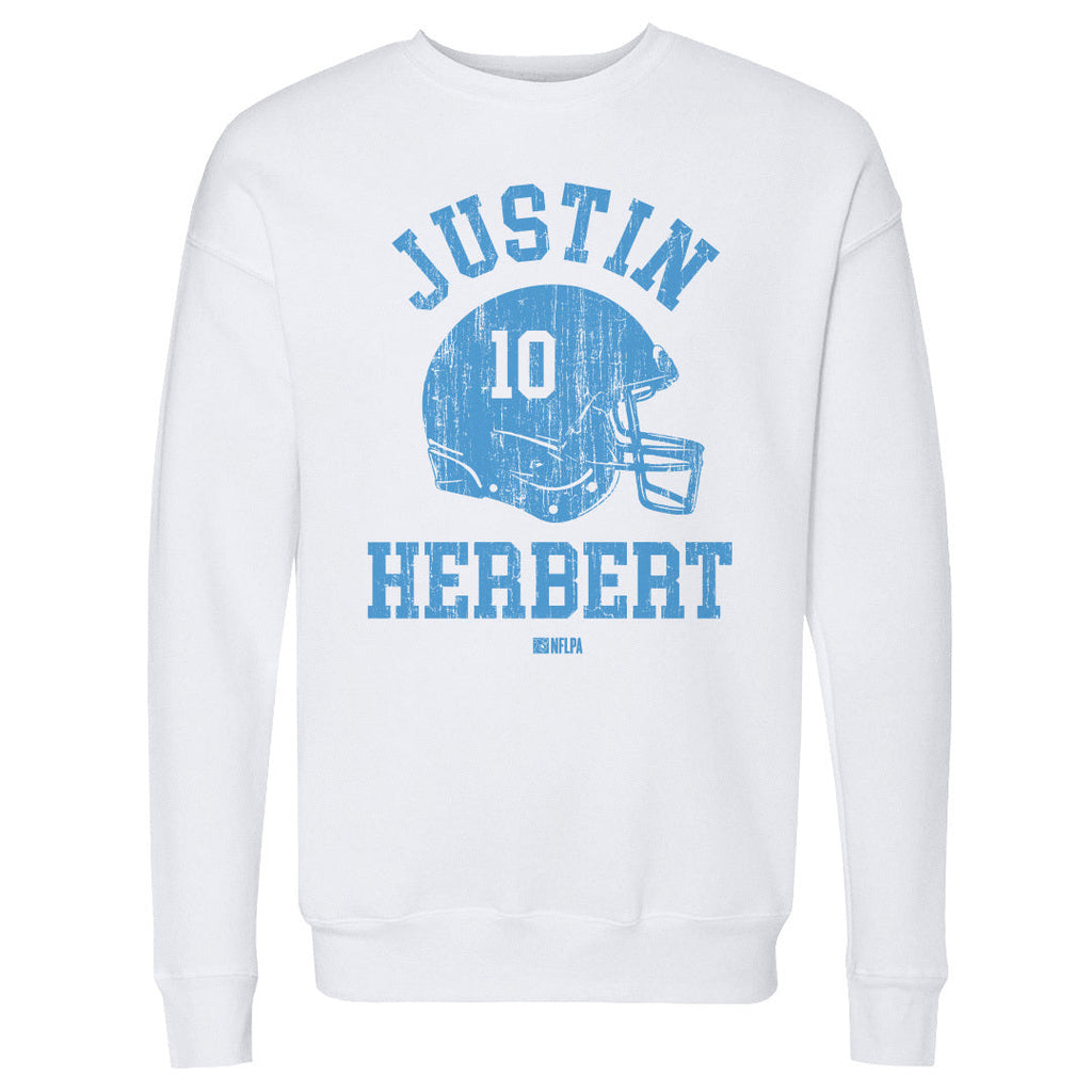 Justin Herbert Los Angeles C Helmet Font