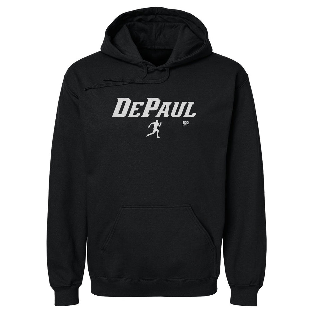 DePaul Blue Demons Track & Field Minimalist WHT