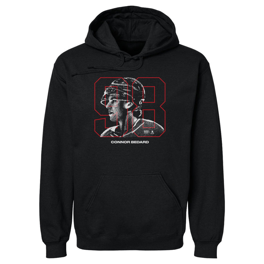 Connor Bedard Chicago Overlay WHT