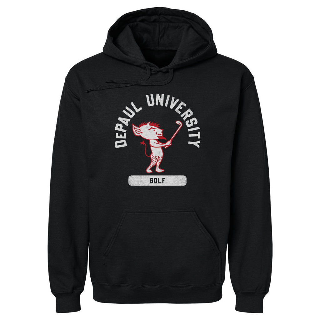 DePaul Blue Demons Mascot Golf WHT