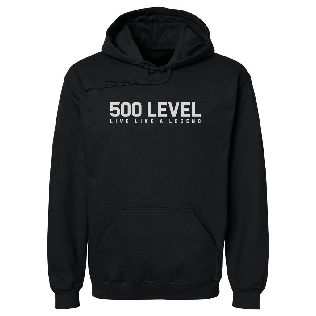 500 LEVEL Wordmark WHT