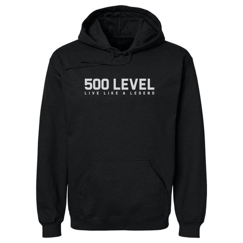 500 LEVEL Wordmark WHT
