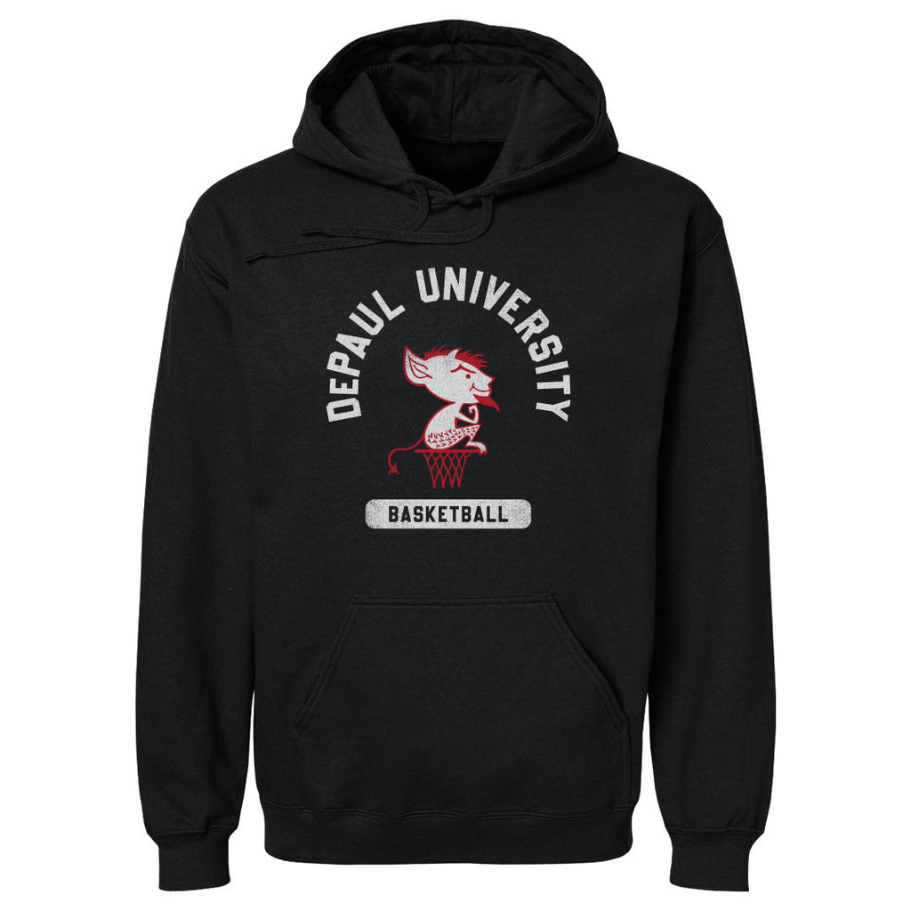 DePaul Blue Demons Mascot Basketball WHT
