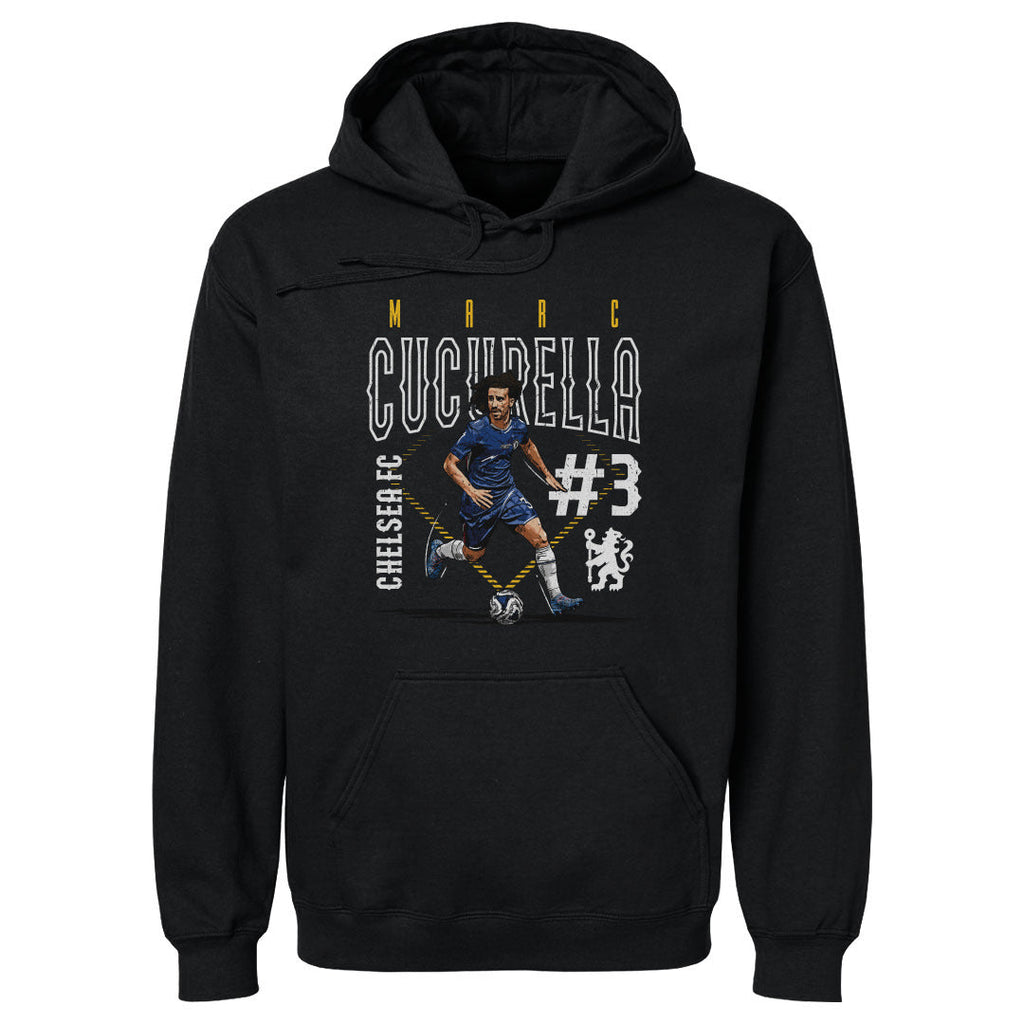 Marc Cucurella Chelsea FC Outline Number WHT