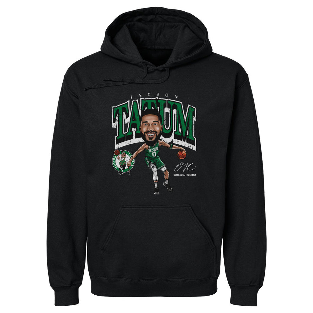 Jayson Tatum Boston Celtics Cartoon WHT