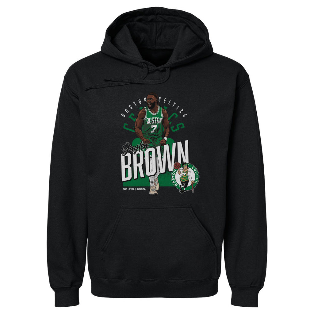 Jaylen Brown Boston Celtics Shield WHT