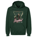 Quinn Hughes Minnesota Triangle Retro WHT
