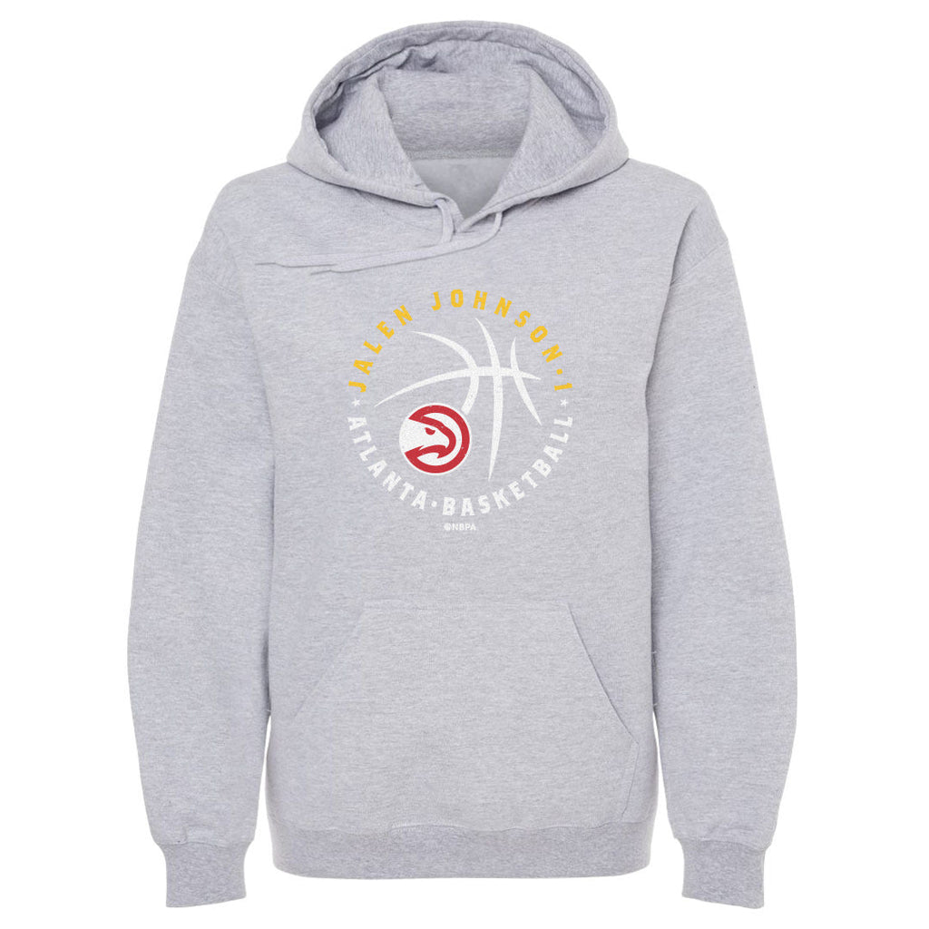 Jalen Johnson Atlanta Hawks Player Ball WHT