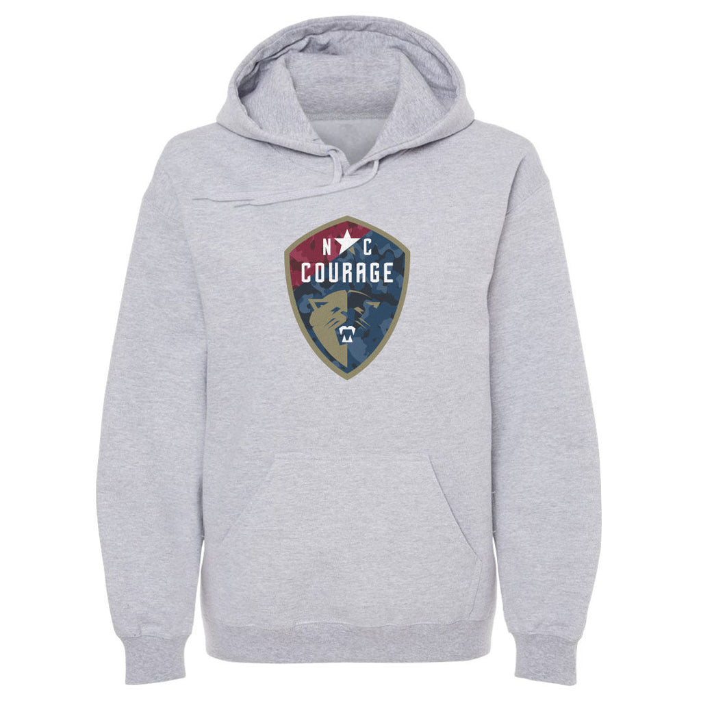 North Carolina Courage Camo Logo WHT
