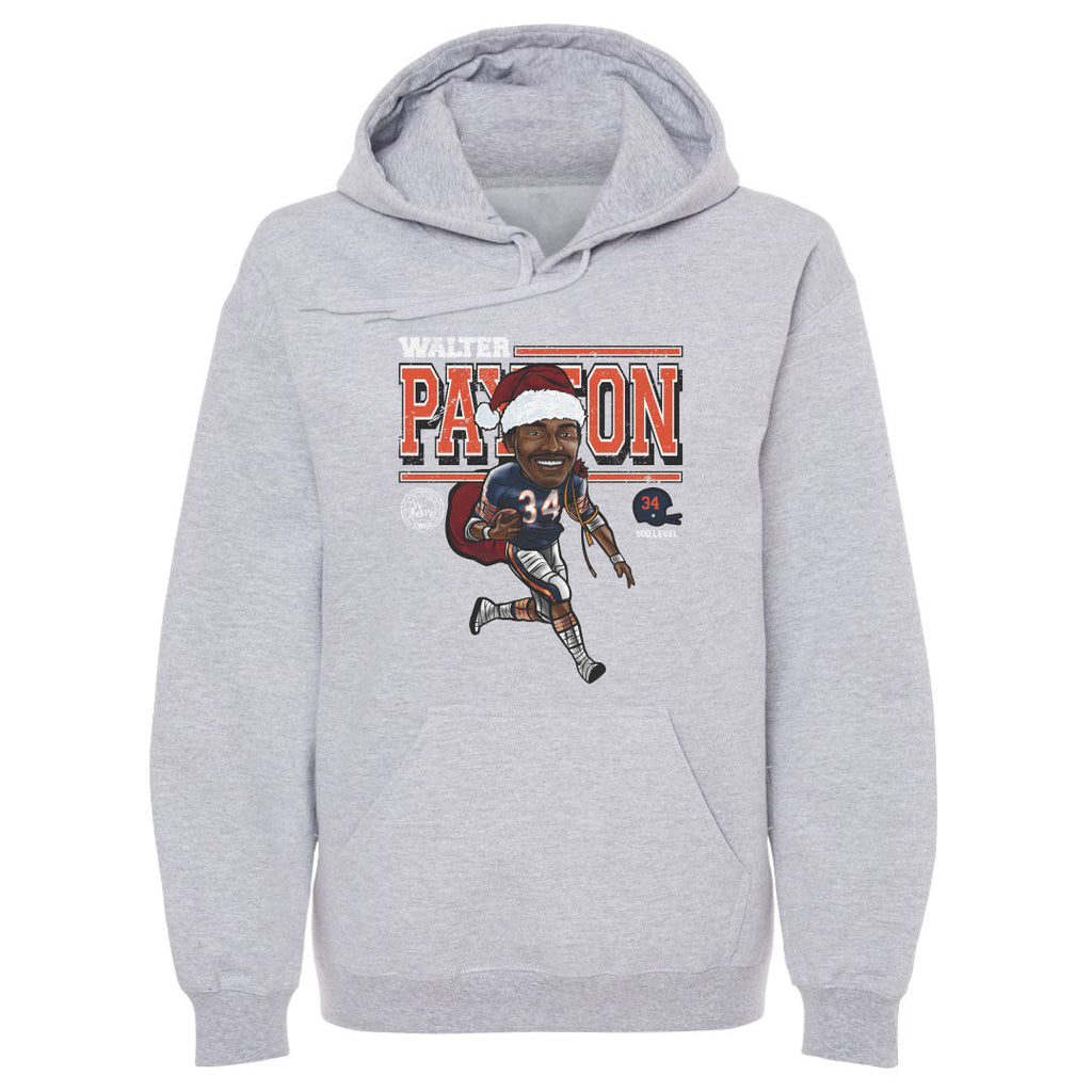 Walter Payton Chicago Cartoon Santa Hat WHT