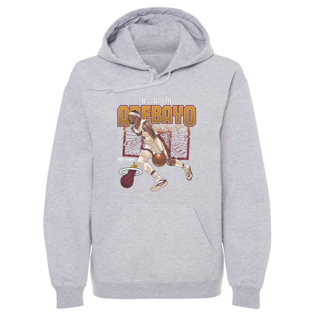 Bam Adebayo Miami Heat Shattered WHT