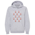 Christmas 8-bit Santas WHT