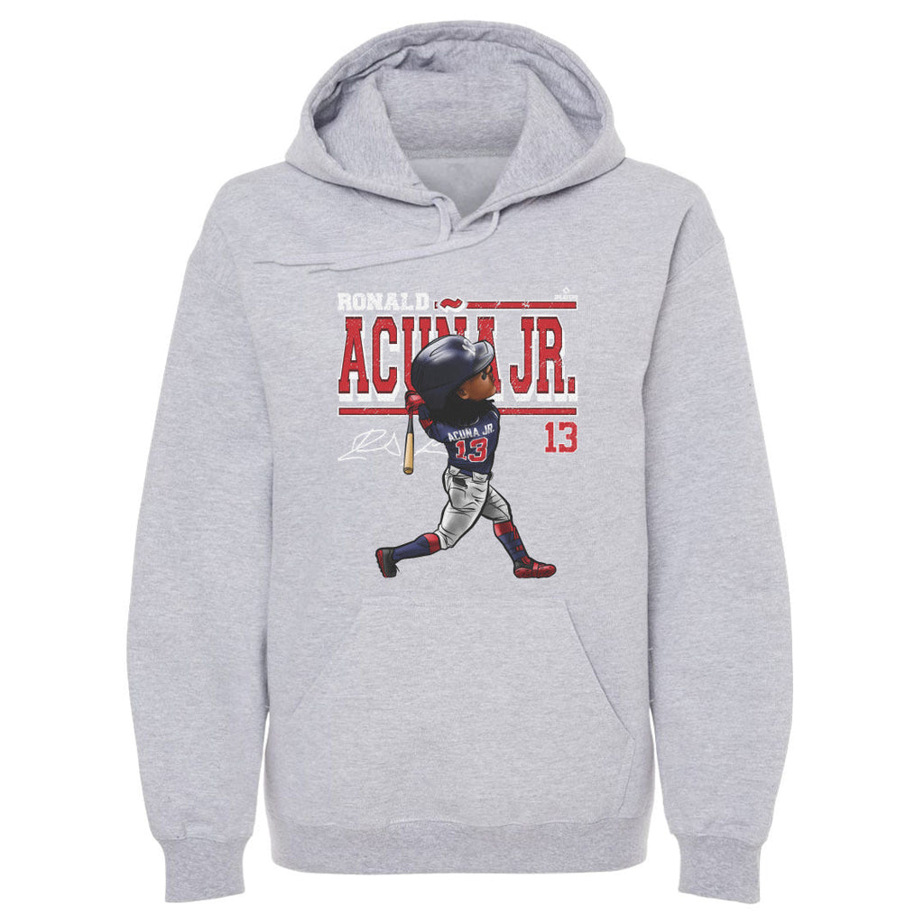 Ronald Acuna Jr. Cartoon WHT